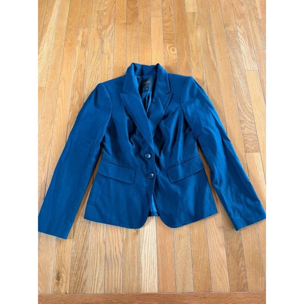 The Limited 2-Button Suit Jacket Blazer Navy Blue Size 4 Career Work Casual